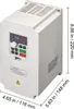 SucceBuy VFD 7,5 KM, 5,5 kW, 25 A - wejście 1- lub 3-fazowe Podgląd zdjęcia produktu 8