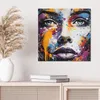 DEQOART Hybrid Leinwand Bild 50x50 cm 'Augen des Produktbild-Vorschau 4