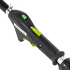 A close-up view of the handle and controls of a power tool, likely a string trimmer or similar garden equipment. Náhled obrázku produktu