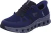 A single blue Skechers shoe is shown against a white background. Voir les images du produit