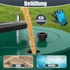 KESSER® Rasenwalze Metall mit Handschuhen Handwalze Produktbild-Vorschau 3