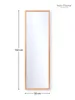 holz4home® Ganzkörperspiegel mit Eichenholzrahmen I Produktbild-Vorschau 6