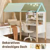 LVHOM Hausbett 90x200cm mit Schublade, Kinderbett mit Produktbild-Vorschau 2