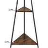 Wieszak na płaszcze Loft 49x49x179 cm czarno-brązowy Podgląd zdjęcia produktu 4