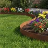 Bordura per prato Relaxdays, 5 m x 14 cm, acciaio, effetto Anteprima dell’immagine prodotto 5