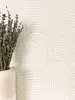 NEWROOM Tapete Creme Vliestapete Linien - Mustertapete Boho Produktbild-Vorschau 1
