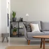 Stolní lampa Relaxdays Vintage, látkový stínidlo, zrcadlově Náhled obrázku produktu 3