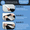 Sanics Handdoekhouder zonder boren, zwart, 40 cm, inclusief Productafbeelding-voorbeeld 10