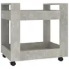 The Living Store Bürowagen Betongrau 60x45x60 cm Produktbild-Vorschau 2