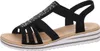 Rieker Keilsandaletten Damen 31373730393531 Schwarz 39 EU Produktbild-Vorschau 59