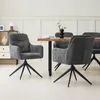 Deuline Esszimmerstühle 4er Set  360° drehbar mit Armlehne, Produktbild-Vorschau 4