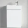 LOMAZOO Toilettenmöbel glänzend Weiß - Wc Möbel - 40x22x60 Produktbild-Vorschau 5