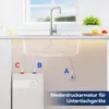 Cecipa Niederdruck Küchenarmatur Gebürsteter Edelstahl, Produktbild-Vorschau 3