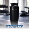 Protein Shaker auslaufsicher 'Core' 600 ml - doppelwandiger Produktbild-Vorschau 5