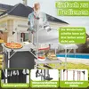 UISEBRT Przenośna kempingowa szafka kuchenna z 3 blatami Podgląd zdjęcia produktu 4
