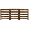 vidaXL Obloženie radiátora údený dub 205x21,5x83,5 cm Náhľad obrázku produktu 3