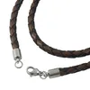 Lederkette Lederband Herren Halskette Schwarz Braun 17-100 Produktbild-Vorschau 2