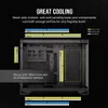 CORSAIR Geh Midi 2500X (vetro temperato) Nero Anteprima dell’immagine prodotto 11