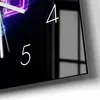 DEQORI Glasuhr 30x30 cm Zahlen 'Neon Gaming Symbole' Produktbild-Vorschau 5