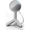 A white Logitech G Yeti Orb microphone on a white stand, connected by a white USB cable. Anteprima dell’immagine prodotto