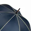 Stockschirm Automatik Regenschirm Ø103 cm Holzgriff Produktbild-Vorschau 4