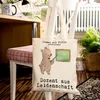 Mr. & Mrs. Panda Tote Bag Dozent Leidenschaft - Transparent Produktbild-Vorschau 2
