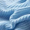 Kinder-Strickjacke Blau Gr. 104 V-Ausschnitt Lange Ärmel Produktbild-Vorschau 7
