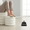 Pouf Relaxdays con vano portaoggetti, tessuto Teddy, A x P: Anteprima dell’immagine prodotto 6