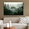 MuchoWow® - Leinwandbilder - Wald - Nebel - Bäume - Natur, Produktbild-Vorschau 5