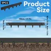 LZQ Rasenkante Metall 106x16 cm – 5 Stück (5 m), Flexibel Produktbild-Vorschau 7