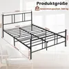 COSTWAY Lit métallique Cadre de lit pour matelas de 200 x Voir les images du produit 3