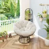 Ergonomischer Papasan Sessel mit 360° Drehfunktion, Indoor Produktbild-Vorschau 2