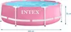INTEX 28290ND - Pink Metal Frame Pool (244x76cm) Produktbild-Vorschau 17
