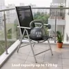 Set di 2 sedie da giardino AREBOS con schienale alto, Anteprima dell’immagine prodotto 6