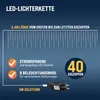 MONZANA® Eiszapfen Lichterkette Außen 40 LED Warmweiss Produktbild-Vorschau 4