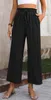 ASKSA Damen Leinenhose Sommer Hohe Taille Leichte Capri Produktbild-Vorschau 2