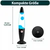 16 Farben Lava Lampe mit Fernbedienung LED 2W, Glas Produktbild-Vorschau 2