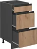Küchenunterschrank Vicco R-Line Goldkraft Eiche 40 cm Produktbild-Vorschau 4
