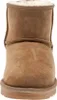 A close-up front view of a brown boot. Voir les images du produit
