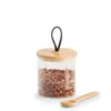 Vorratsglas rund 320 ml Holzdeckel mit Schlaufe ZELLER Produktbild-Vorschau 4