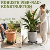 YARDIN, 2 stuks WPC plantenrollers, 30x30 cm, rond, Productafbeelding-voorbeeld 3