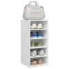 vidaXL Armoires à chaussures 2 pcs. Blanc 31,5x35x70 cm Voir les images du produit 4