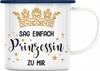 Trendation - Emaille Tasse Prinzessin Geschenk Mädchen Produktbild-Vorschau 1