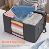 6er Set 60L Aufbewahrungsbeutel mit Deckel Produktbild-Vorschau 3