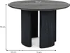 Set da pranzo ARVIKA/FRANCA tavolo rotondo 120 cm con 4 Anteprima dell’immagine prodotto 8