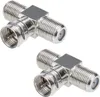 Koaxiální rozbočovač (2 kusy), F-konektor RG6, 3cestný Náhled obrázku produktu 1