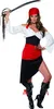 A woman dressed as a pirate holding a sword. Produktbild-Vorschau