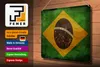 Blechschild Flagge Brasilien, 40 x 30 cm, Blechschilder Produktbild-Vorschau 3