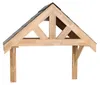 Tettoia in legno di quercia, copertura per porta a timpano, Anteprima dell’immagine prodotto 2