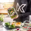 Contenitore per alimenti in vetro KADAX con 2 scomparti e Anteprima dell’immagine prodotto 8